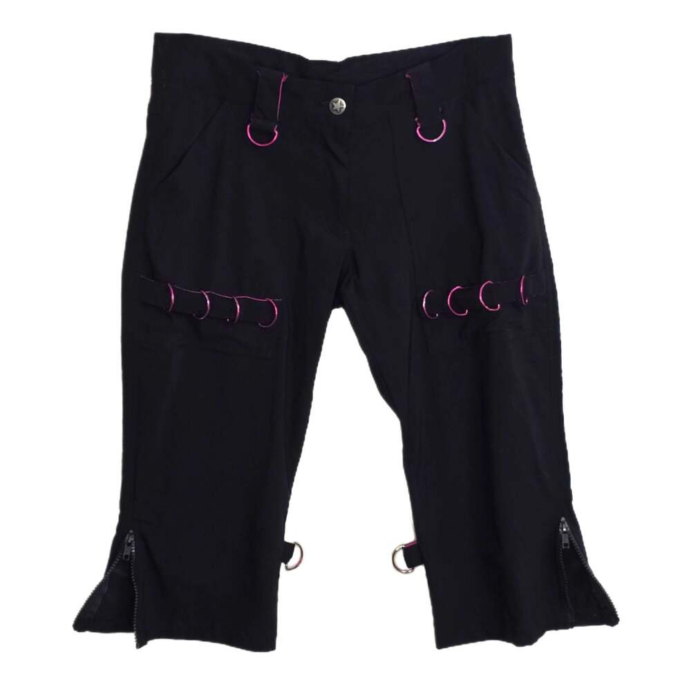 Serious Clothing Los Angeles Rare Y2K Gothic Punk Rave Capris Size 5